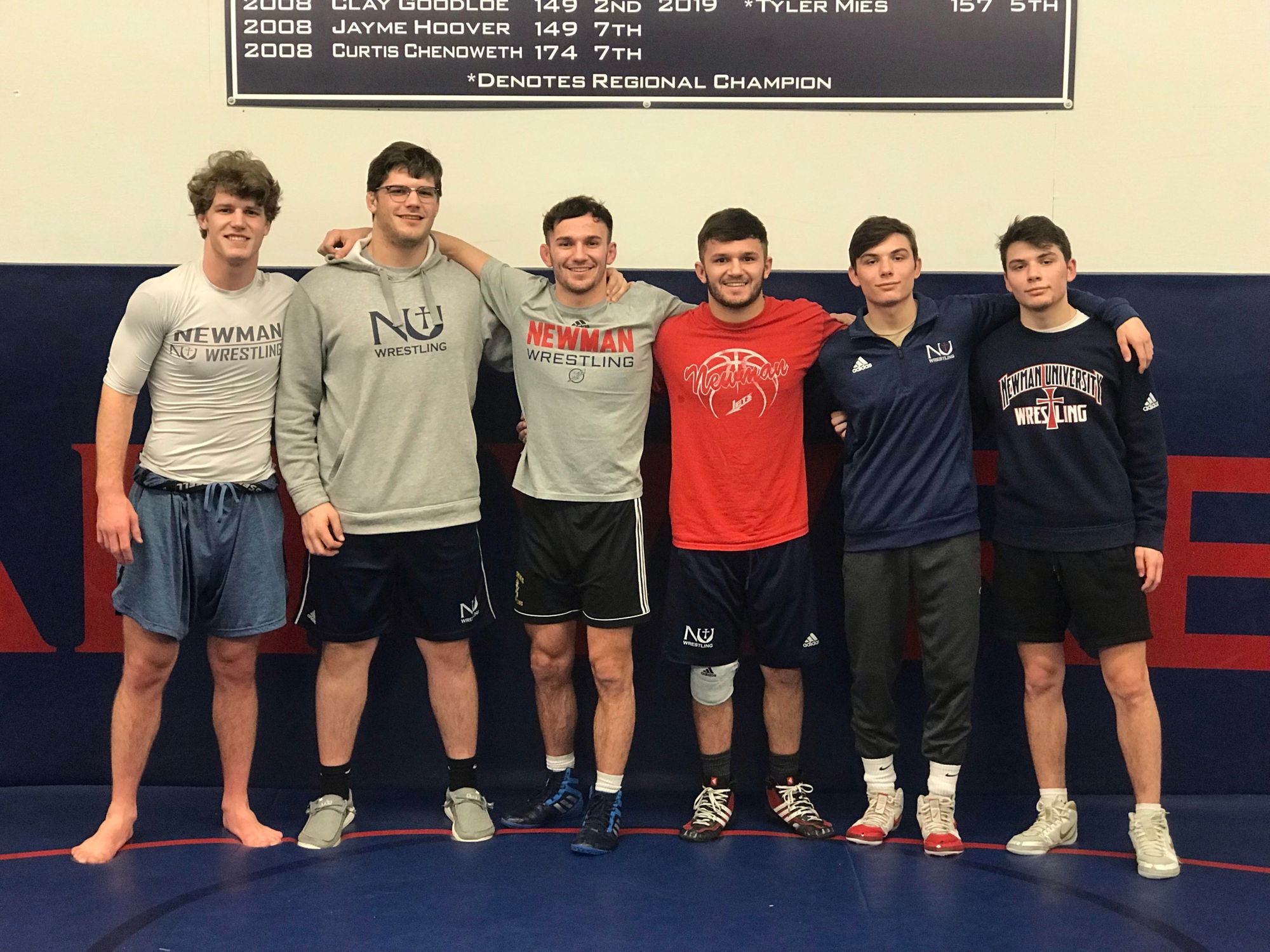 Newman wrestling: a brotherly affair